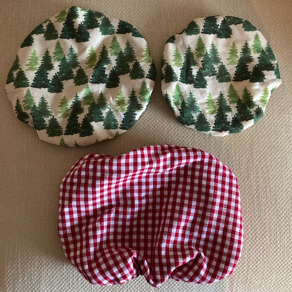 2 Bowl Covers and 1 Baking Dish Cover NWOT